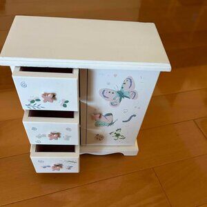 Wooden Butterfly Jewelry Box